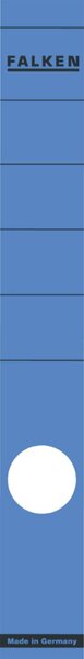 Rückenschild, lang/schmal, 290 x 36 mm, blau, 10 Stück