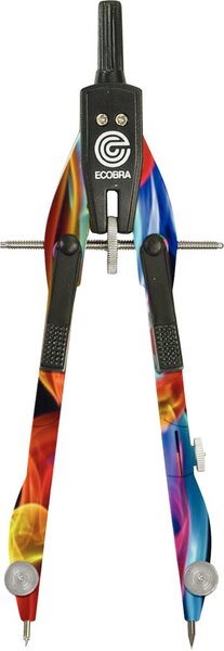 Schnellverstell-Zirkel New Master Airbrush-Style, Druckhebelsystem, Feineinstellung über Mitteltriebschraube, 2 Kniegelenke, Zirkellänge: 165 mm, bis Ø 330 mm, Zink-Druckguss