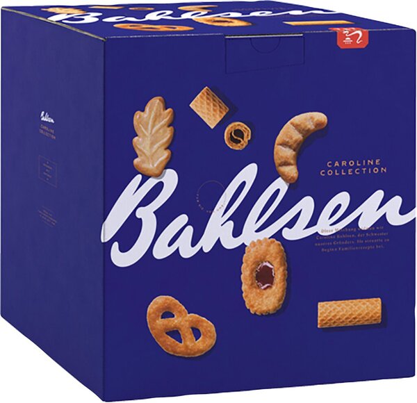 Gebäckmischung Caroline Collection, 6 unschokoloierte Variationen, 10 Serviereinheiten