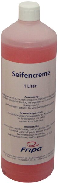 Seifencreme passend für FRIPA Seifenspender, 1 Liter