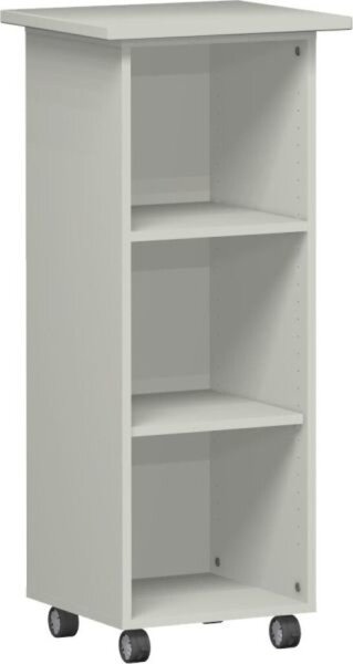 Caddy Flex 4 Rollen, lichtgrau, 4 Rollen davon 2 feststellbar, 1170 x 500 x 450 (HxBxT)