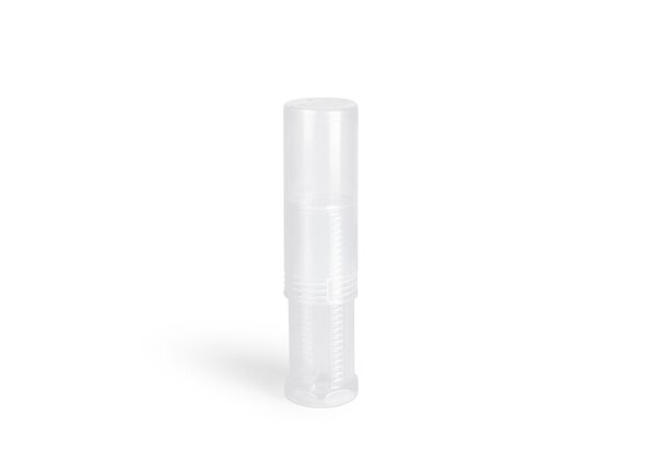 Versandrolle Drehpack, 40 mm Durchmesser, 350-620 mm längenverstellbar, transparent