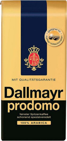 Dallmayr prodomo Kaffee, ganze Bohne, 500 g, 100% Arabica