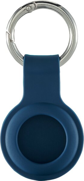 Schlüsselanhänger, Apple Airtag, Silikonlook, blau