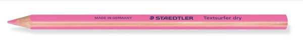 Trockentextmarker Textsurfer, Strichstärke 3,5 mm, fluoreszente, lichtbeständige Wachsmine, pink