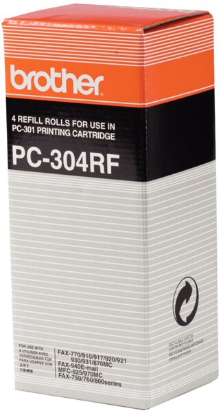 Thermotransferrolle, PC-304RF, 1 Packung mit 4 Stück