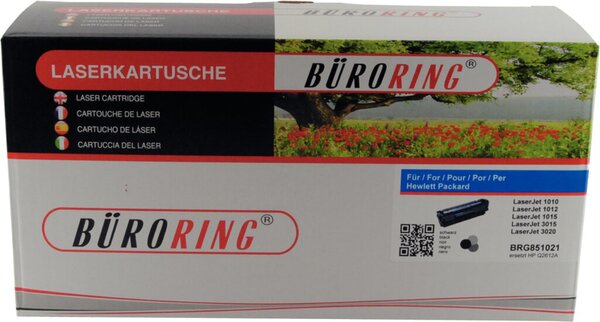 Toner Cartridge, ersetzt HP Q2612A, ca. 2.000 Seiten, schwarz