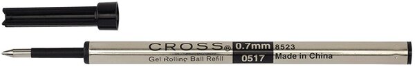 Cross-Rollerballmine Gel, Strichstärke: 0,7 mm, dokumentenecht, lichtbeständig, schwarz