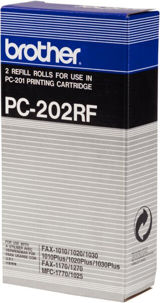 Thermotransferrolle PC-202RF, 2 Rollen für je 420 Seiten