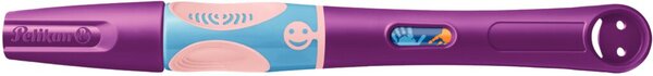 Schulfüller griffix, Rechtshänder, Feder A (Anfänger), inklusive Tintenpatrone, sweet berry