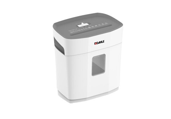 Aktenvernichter 23100 PaperSAFE® 100, 5x18 mm Cross-Cut Partikelschnitt, Sicherheitsstufe P-4, Leistung 5 Blatt, Auffangvolumen 12 Liter, Maße (HxBxT) 366x347x217 mm