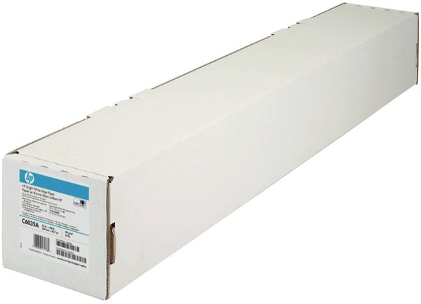 Inkjetpapier, DIN A1, 594 mm x 45,7 m, 90g/qm, hochweiß