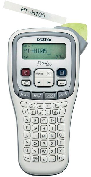 Beschriftungsgerät P-Touch H105, horizontaler und vertikaler Druck, silber