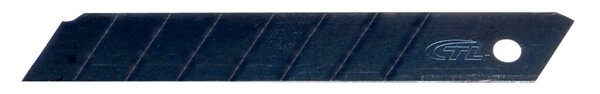 Premium Carbonstahl-Klingen 9 mm, 3-fach geschliffen, 7 Sollbruchstellen, 6 Klingen