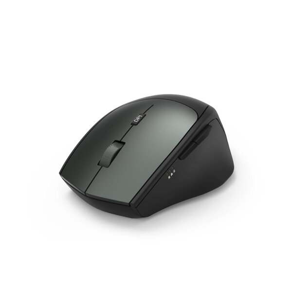 Funkmaus MW-600, 6-Tasten, Dual-Modus mit USB-C/USB-A, schwarz