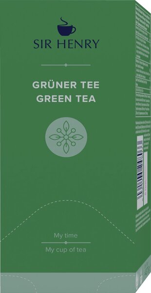 Sir Henry Grüner Tee, 25 Portionsbeutel á 1,75 g