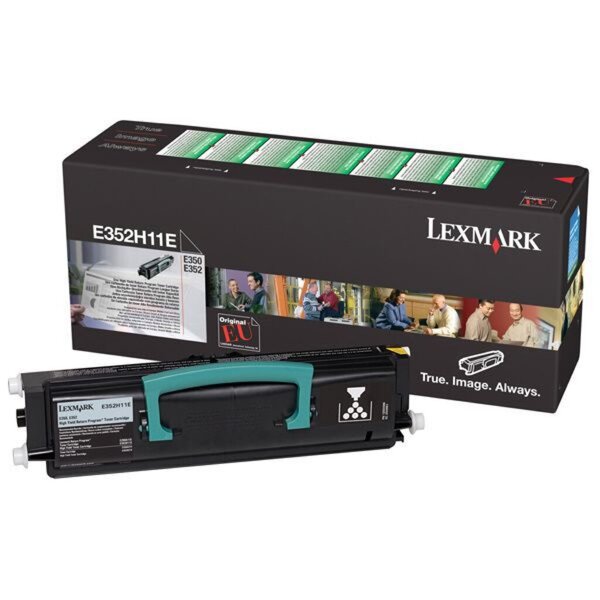 Rückgabe-Druckkassette 0E352H11E, für Lexmark Drucker, ca. 9.000 Seiten, schwarz