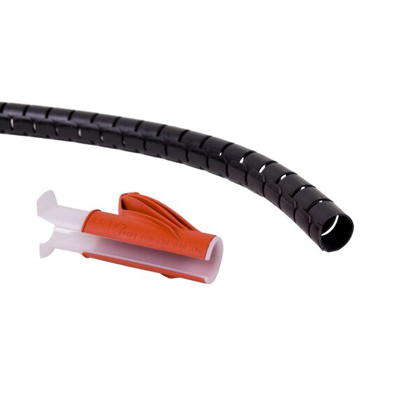 Kabelschlucker Addit 783, mit Einzugshilfe, Ø 25 mm x 3 m, schwarz