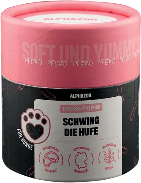Trainingssnack für Hunde, Schwing die Hufe