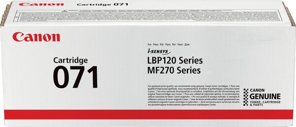 Toner Cartridge 071, für Canon Drucker, ca. 1.200 Seiten, schwarz