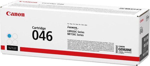 Toner Cartridge 046 H, für Canon Drucker, High Capacity, ca. 5.000 Seiten, cyan