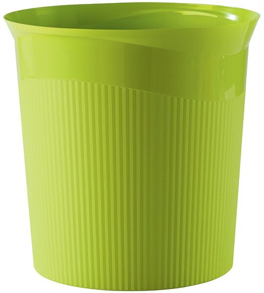 Papierkorb Re-LOOP, lemon, 13 Liter, Höhe 287 mm