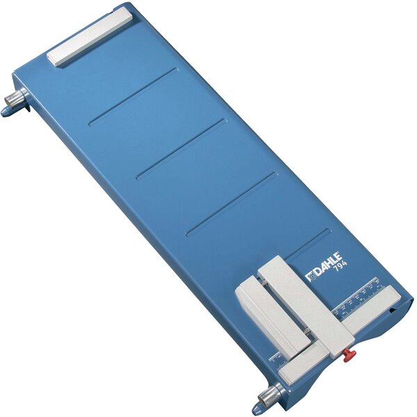 Vordertisch für Schneidemaschine Hebel 867, Außenmaß 513x180mm, blau