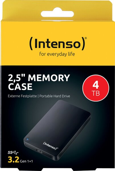 Portable Festplatte 2,5" USB 3.0, 4 TB, schwarz