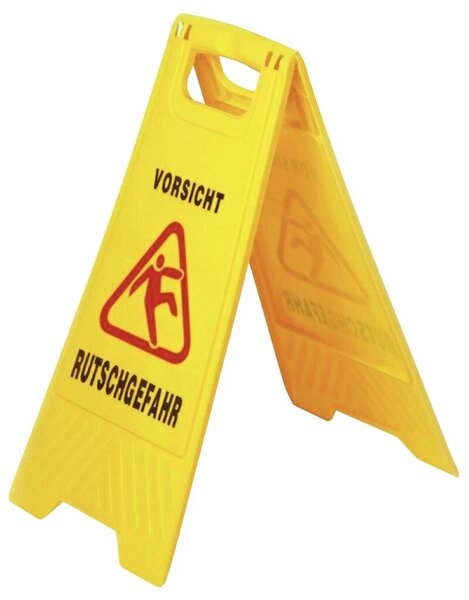 Warnschild "Achtung Rutschgefahr"