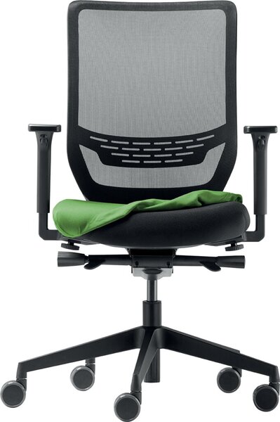 Sitzhusse Drehstuhl, für to-sync work mesh 9242 sy1/comfort pro 9247 sy1, grün