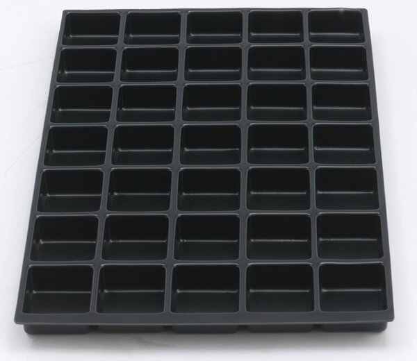 MultiDrawer™ Schubladeneinsatz A4, 35 Fächer, für alle DIN A4 Schubladen, Maße (HxBxT): 22 x 233 x 363 mm, schwarz