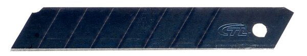 Premium Carbonstahl-Klingen, 18 mm, 3-fach geschliffen, 7 Sollbruchstellen, 6 Klingen, Stahl