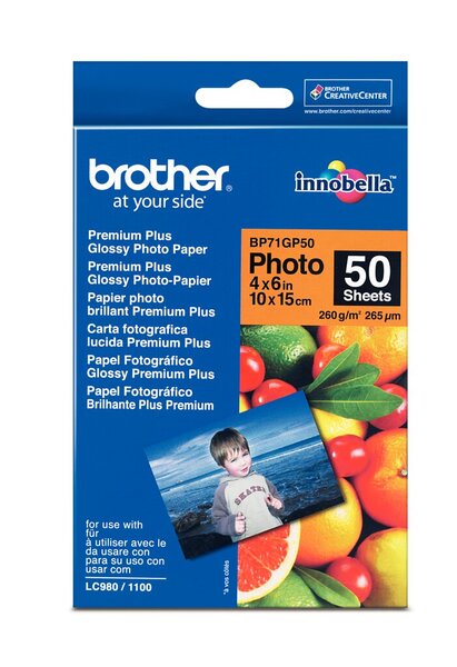 Fotopapier, DIN A6, 260g/qm, für bis zu 6.000 dpi, 50 Blatt