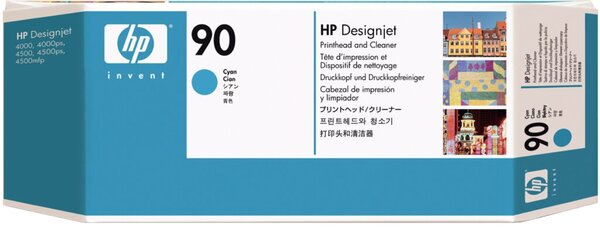 Druckkopf/Reiniger 901 für HP Drucker, 400 ml, cyan