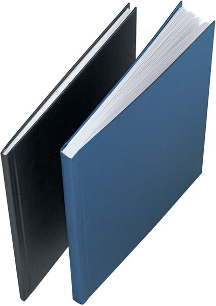 Bindemappen impressBIND Hard Cover für DIN A4, Rücken: 14 mm, in Leinenoptik, für 140 Blatt, Inhalt: 10 Stück, schwarz