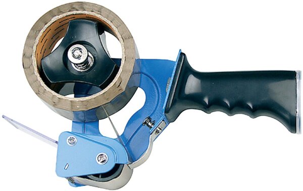 Packbandabroller, blau/schwarz, für Rollen bis 50 mm x 66 m