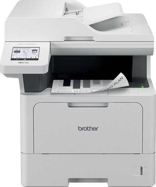 Multifunktionsgerät MFC-L5710DN A4, Duplexdruck, bis zu 48 Seiten/Min., bis zu 1.200 x 1.200 dpi, ADF 50 Blatt, 250 Blatt Papierkassette, 512 MB Speicher, LAN, WLAN, USB 2.0