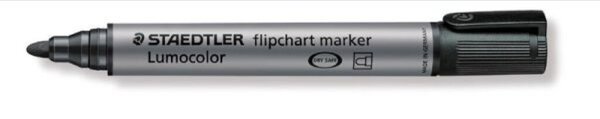 Flipchartmarker Lumocolor, Rundspitze, Strichstärke 2 mm, schwarz