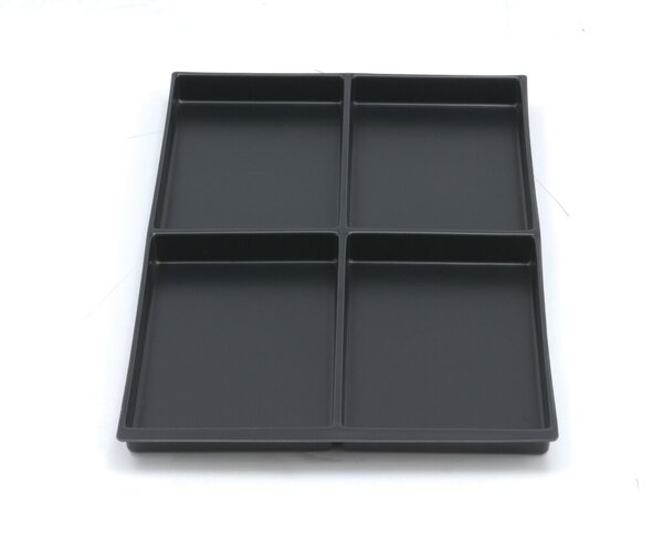 MultiDrawer™ Schubladeneinsatz A4, 4 Fächer, für alle DIN A4 Schubladen, Maße (HxBxT): 22 x 233 x 363 mm, schwarz