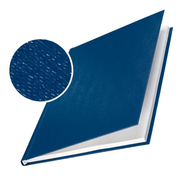 Bindemappen impressBIND Hard Cover für DIN A4, Rücken: 7,0 mm, in Leinenoptik, für 70 Blatt, Inhalt: 10 Stück, blau