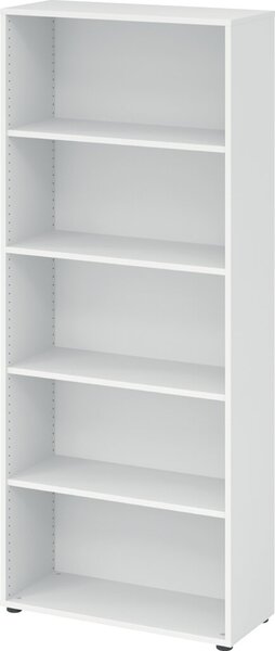 Regal 4000, (H x B x T) 1880 x 800 x 330 mm, 5 Ordnerhöhen, weiß