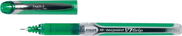 Tintenroller HI-Tecpoint Grip, Strichstärke 0,5 mm, BXGPN-V6, Schreibfarbe grün, Schaftfarbe grün