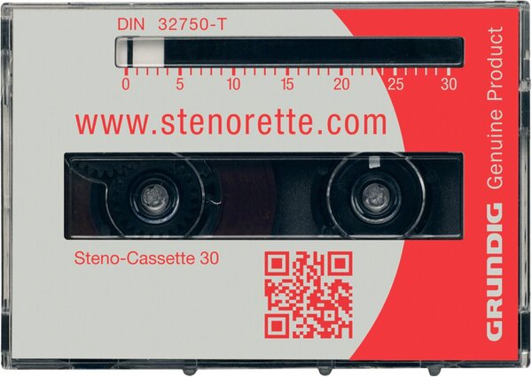 Steno-Kassette 30, 1 x 30 Minuten, Aufnahmezubehör