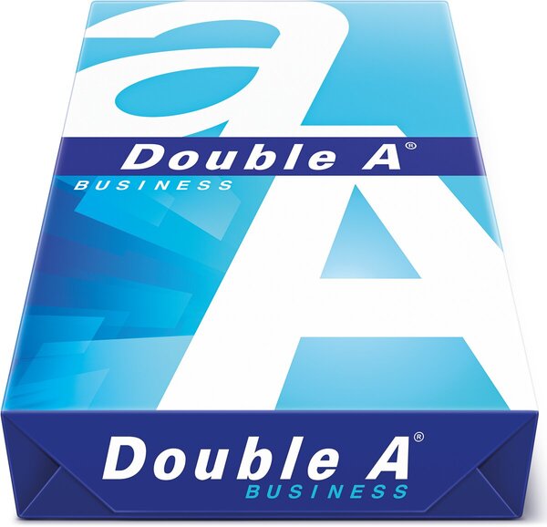 Kopierpapier Business Double A, DIN A3, 75g/qm, hochweiß, Weißegrad 150 CIE, holzfrei, glatte Oberfläche, für Inkjet- und Laserdrucker, 500 Blatt