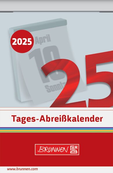 Tagesabreißkalender Nr. 3, 1 Tag/1 Seite, 54 x 80 mm, Rückseite Sprüche, Witze