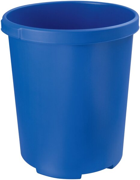 Großpapierkorb KLASSIK XXL, blau, 50 Liter, 4 Griffmulden, extra stabil