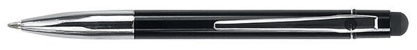 Touch Pen 2 in 1, Serie Cityline TARENT schwarz, Mine blau, D1 Mine, Länge 12,5 cm