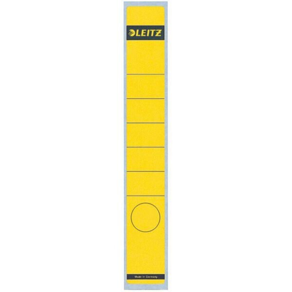 Rückenschild, selbstklebend, lang/schmal, 285 x 39 mm, gelb, 10 Stück
