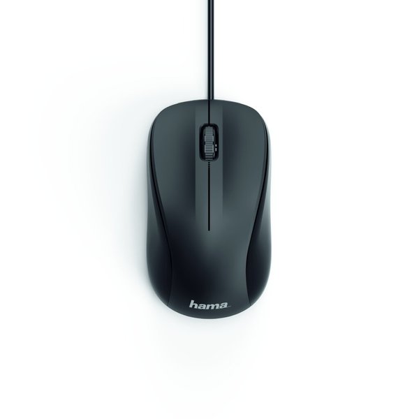 Maus, 3-Tasten, kabelgebunden, ohne Klickgeräusche, USB-A-Stecker
