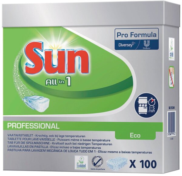 Spülmaschinen-Tabs SUN All-in-One ECO, 100 Tabs